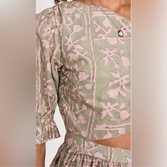 REVOLVE | Cleobella Asymmetrical One Shoulder Cut
Out Paola midi Dress - Picture 5 of 7